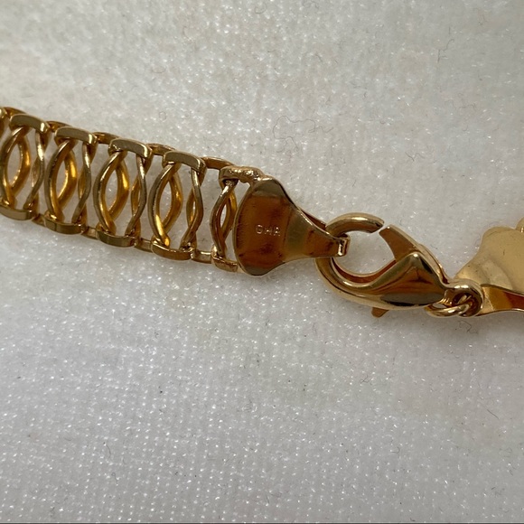 Ghr stamp on gold chain Clearance